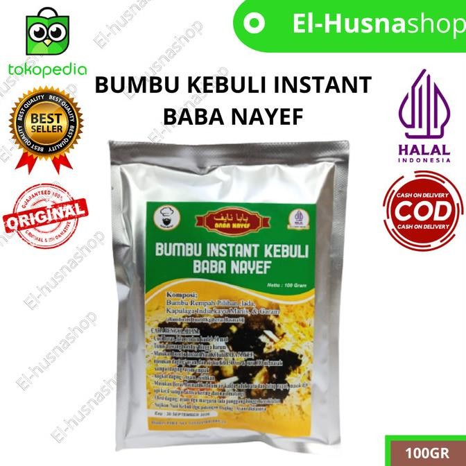 

Bumbu Kebuli Instant 100gr BABA NAYEF Asli Original