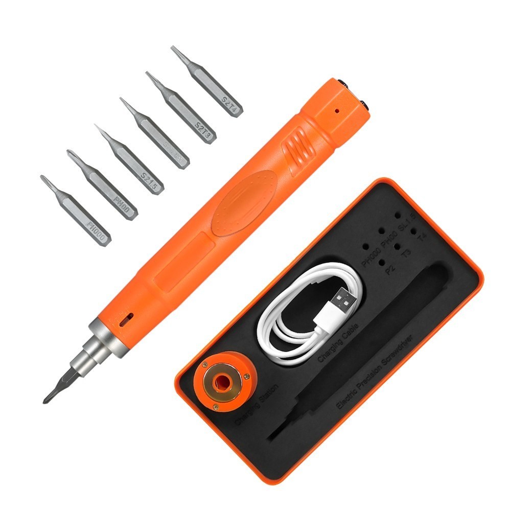 Baru Mini Screwdriver Kit Precision Screwdriver Set Pen Type Cordless Electric Screwdriver with 6pcs