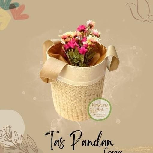 ] Tas Keranjang Anyaman Pandan Toples Hantaran Hampers Tote Bag