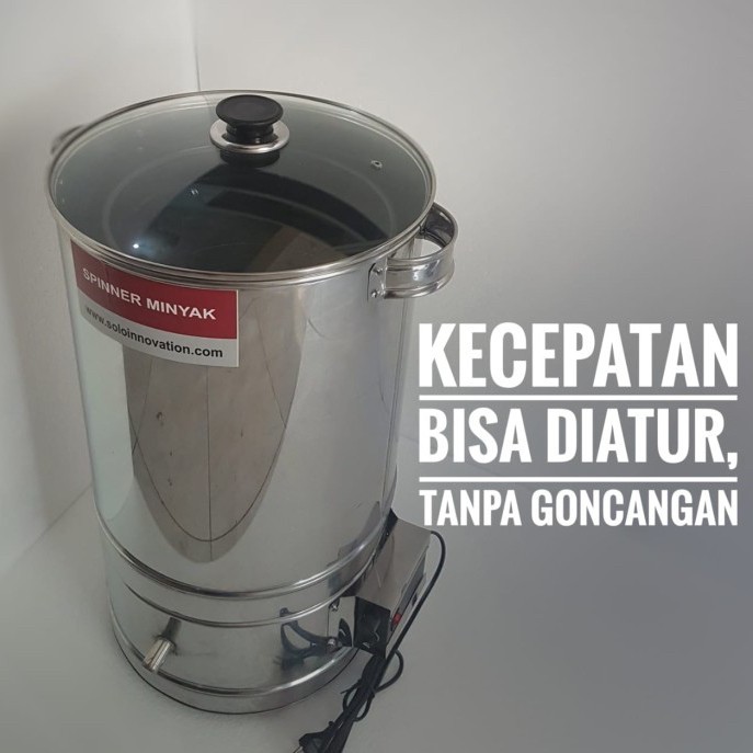 

LIMITED EDITION peniris minyak atau spiner keripik kapasitas 6 liter