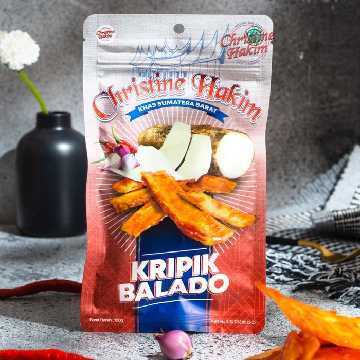 

TERBAIK Kripik Balado [100gr] PANJANG Christine Hakim / Sanjai Balado