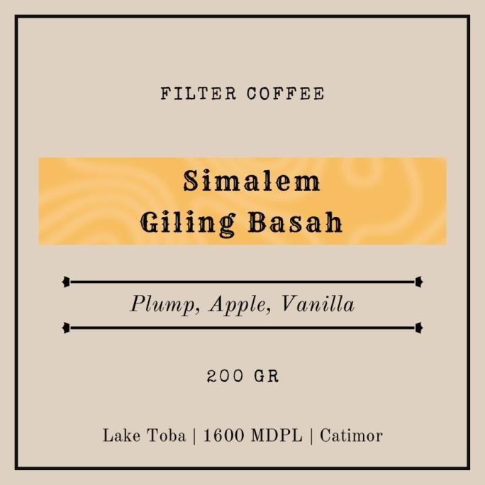 

Kopi Arabika Simalem Giling Basah 200 Gr