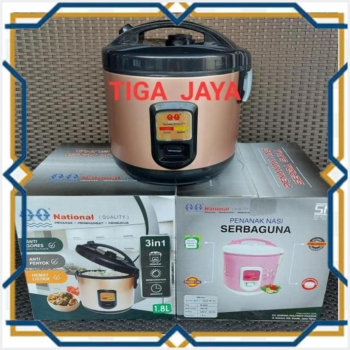 [TIG] MAGIC COM RICE COOKER NATIONAL QQ 1,8 LITER NASIONAL QQ NATIONAL QQ 3IN1