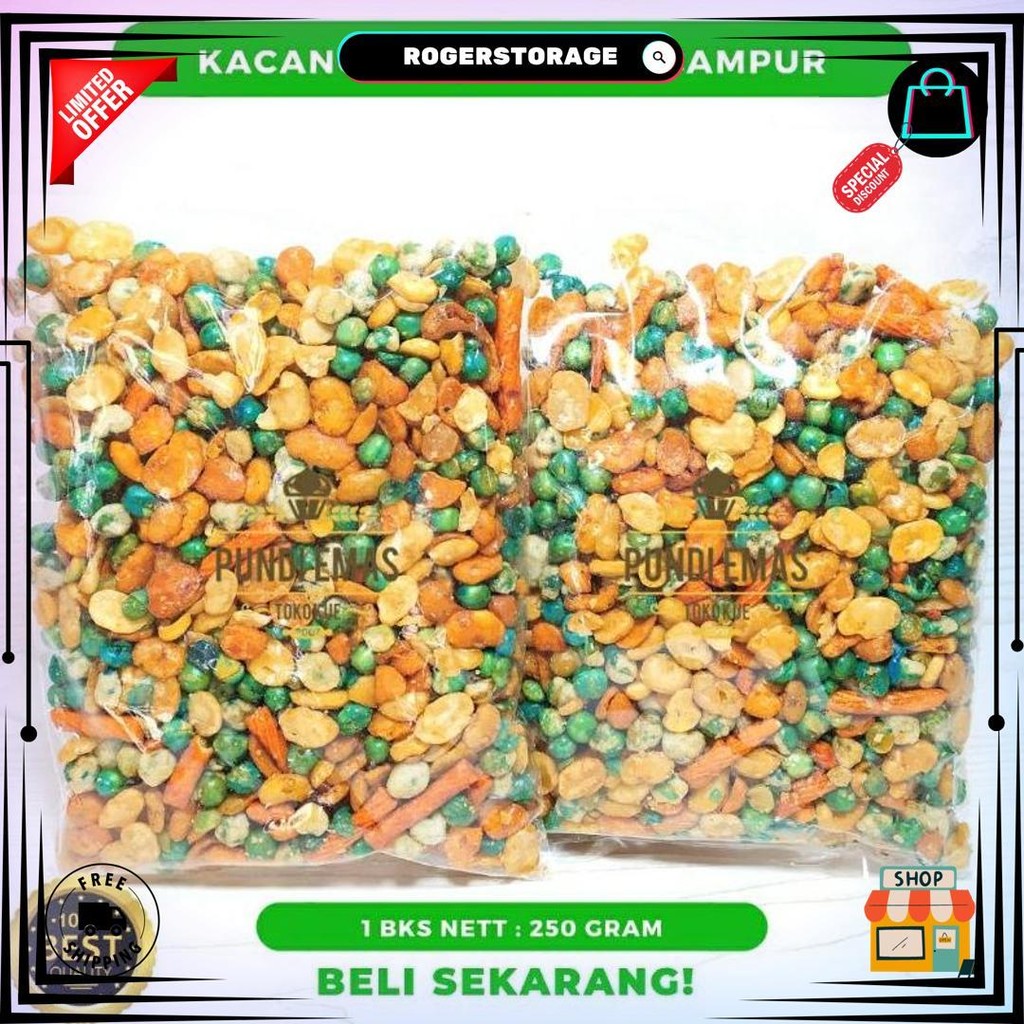 

Kacang Mix Kacang Campur - 250 Gr D Cod
