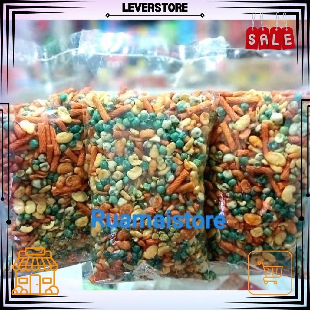 

(Kilo) Kacang Campur Mix 500 Gr Snack Kiloan D Gratis Ongkir