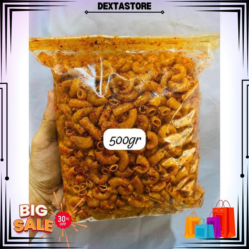 

Makaroni Kriuk Pedas Daun Jeruk Bumbu Melimpah D Best Seller