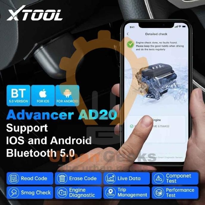 Sale Xtool Ad10 Obd2 Diagnostic Scanner Eobd Bluetooth Elm327 Android