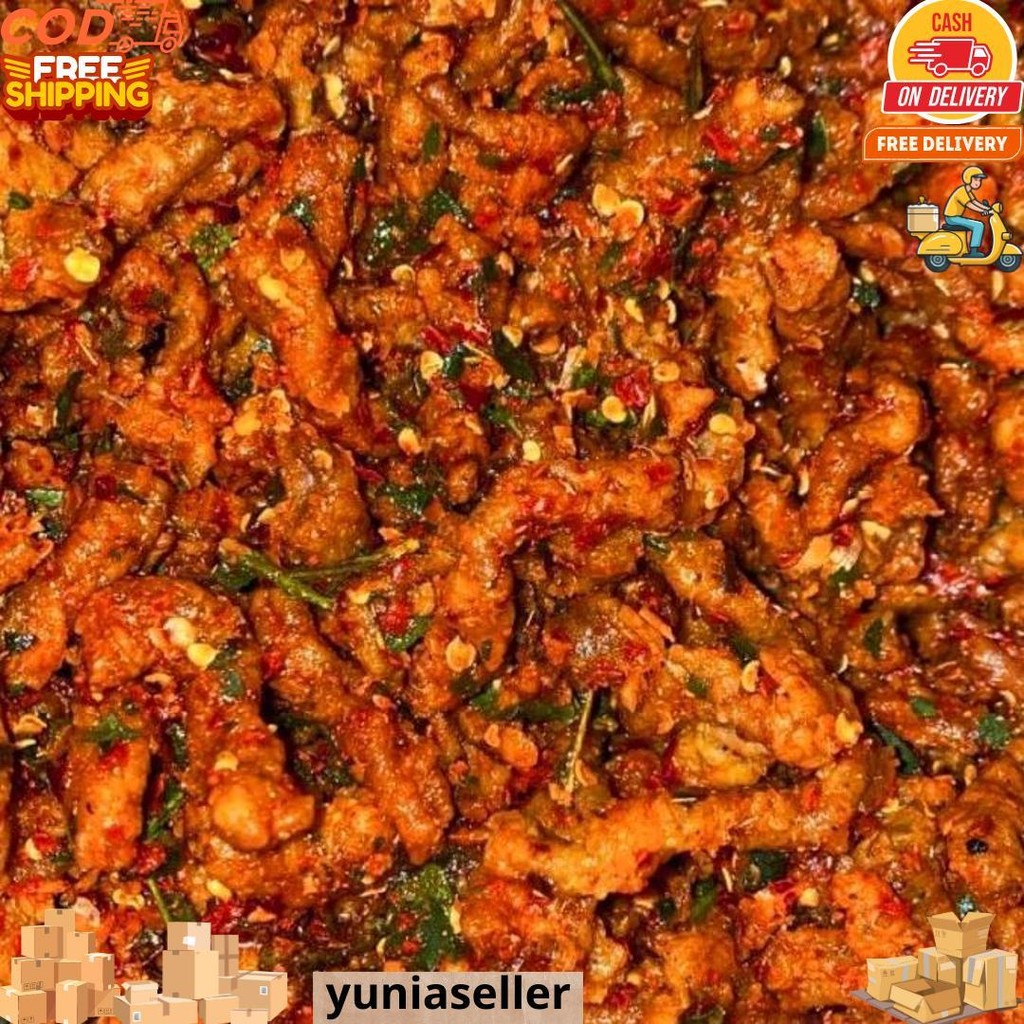

Usus Krispi / Kripik Usus 500 Gram / 500Gram Usus Crispy Bumbu Pedas Daun Jeruk Mantap D Best Seller