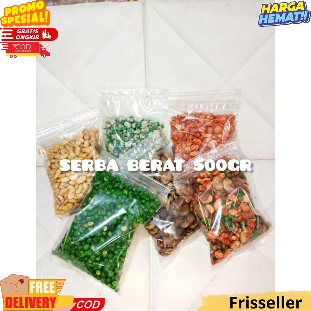 

Ss - Aneka Snack Serba 500 Gr Setengah Kilogram/ Snack Kiloan / Keripik Kaca / Makaroni / Basreng D Cod