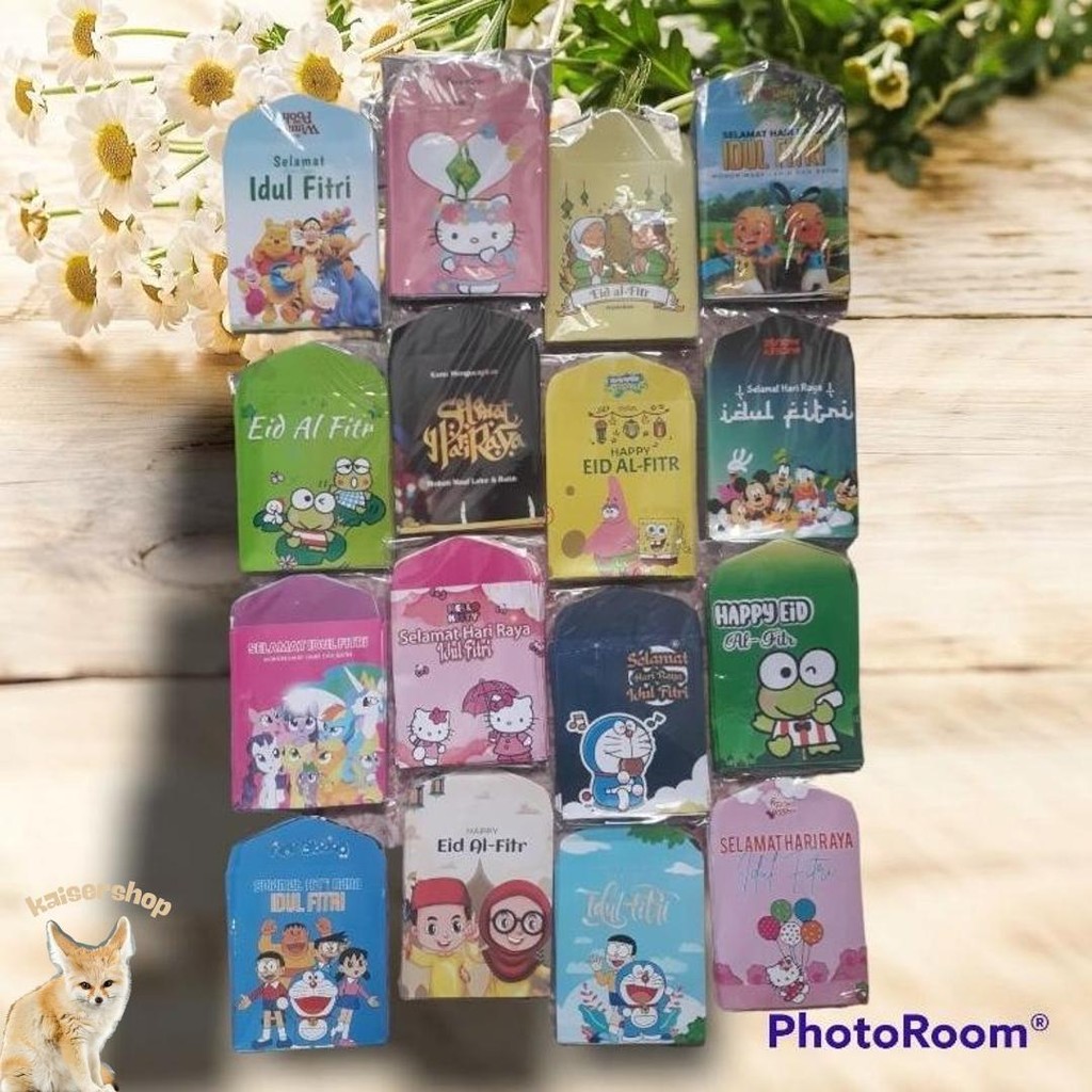 

20 Pack Isi 200 Amplop Lebaran Uk Madium Cod