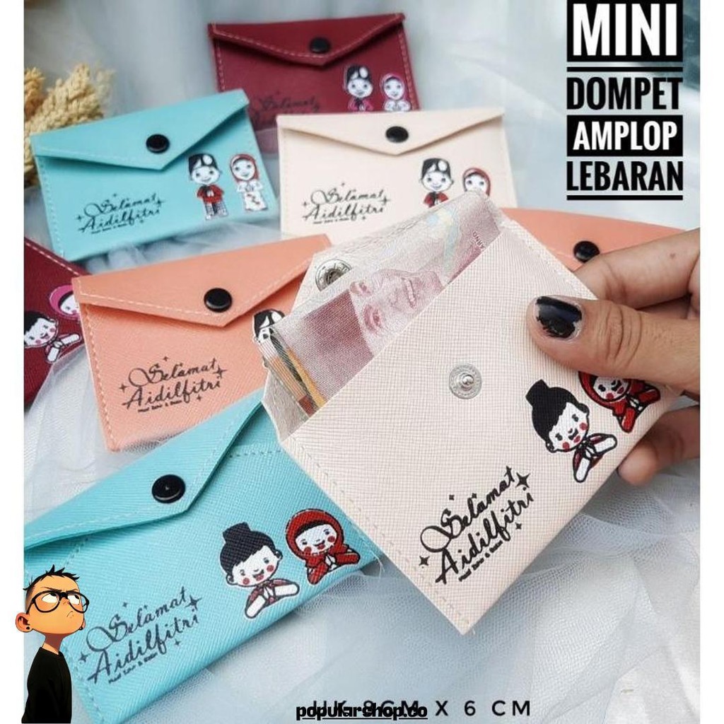 

[ 12 Pcs ]Mini Dompet Amplop Lebaran / Implek Natal Per Pac Isi 12 Pcs Promo