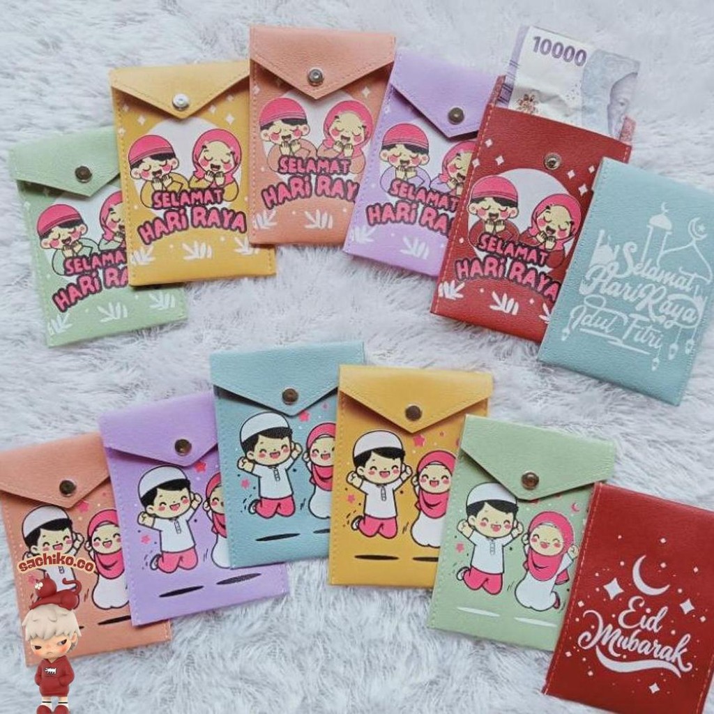 

(12Pcs) Amplop Lebaran Unik Potrait Cod