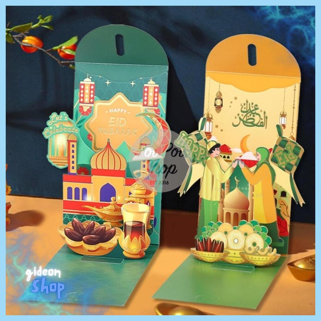

Amplop Lebaran Idul Fitri 2025 Pop Up 3D 3 Dimensi Angpao Unik Premium Panjang Kado Unik Kado Angpao 3D Angpau Kartun Grosir Murah Tebal Motif Karakter Berkualitas Bahan Terbaik Murah Grosir Sale