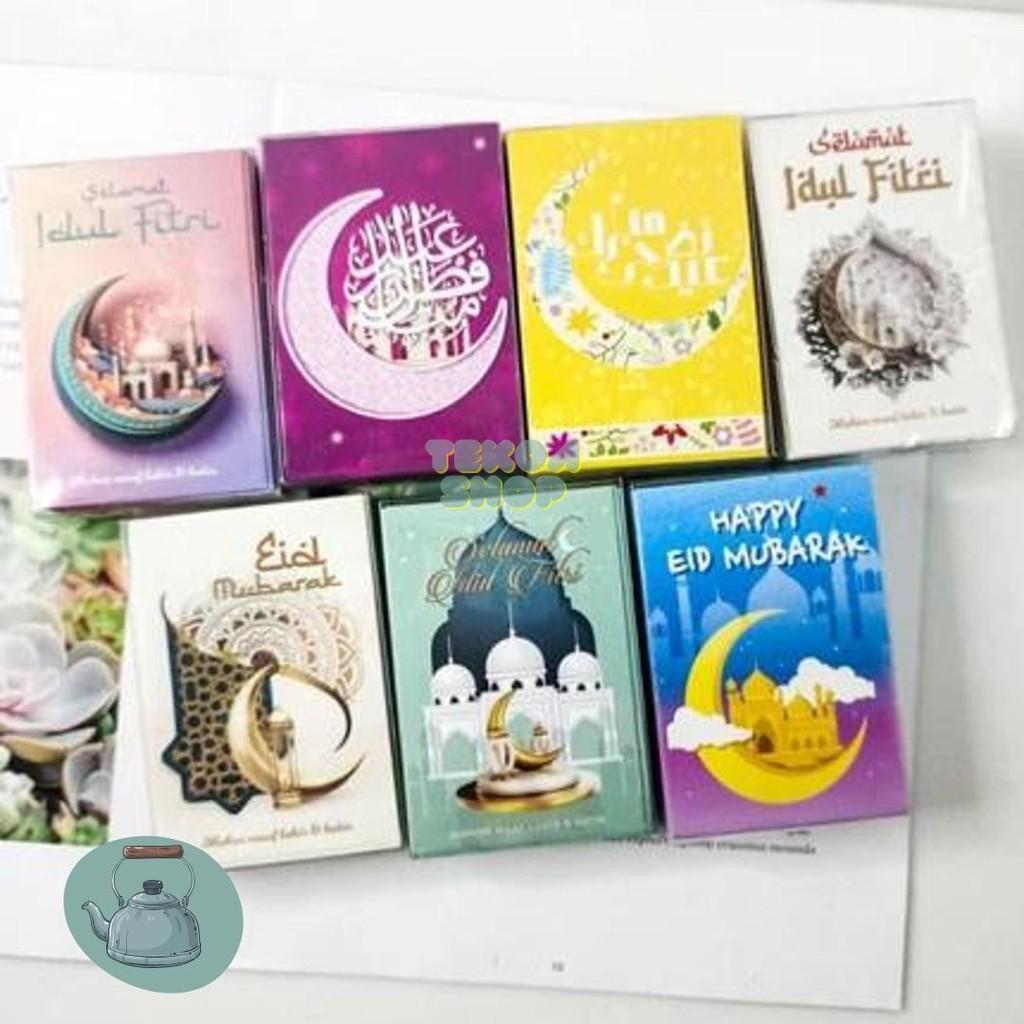 

Amplop Lebaran Hari Raya Idul Fitri Isi 50Pcs Angpao Karakter Lucu Ramadhan Kemasan Mika Promo