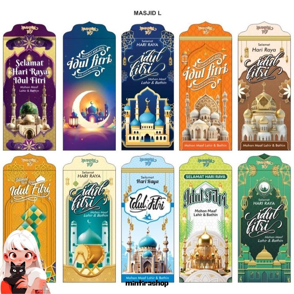 

Ampau Amplop Yk L Lebaran Masjid Df Uk Besar Isi 100 Lembar Uk 16X8Cm Promo