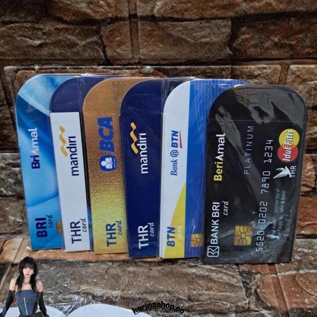 

( 100 Lembar ) Angpau/Amplop Lebaran Idul Fitri Karakter Atm Cod