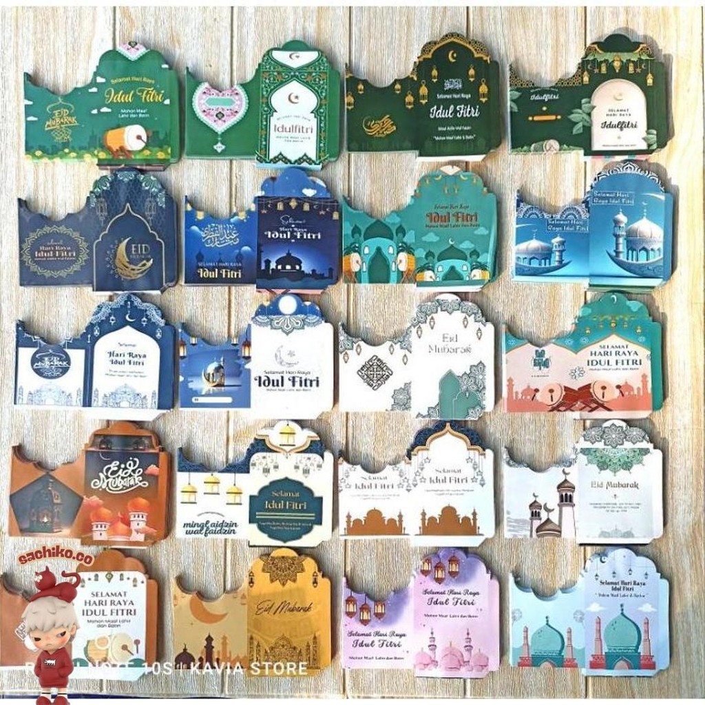 

[500 Lembar ] Amplop Lebaran 2024 Uk "Sedang" Free Plastik Promo