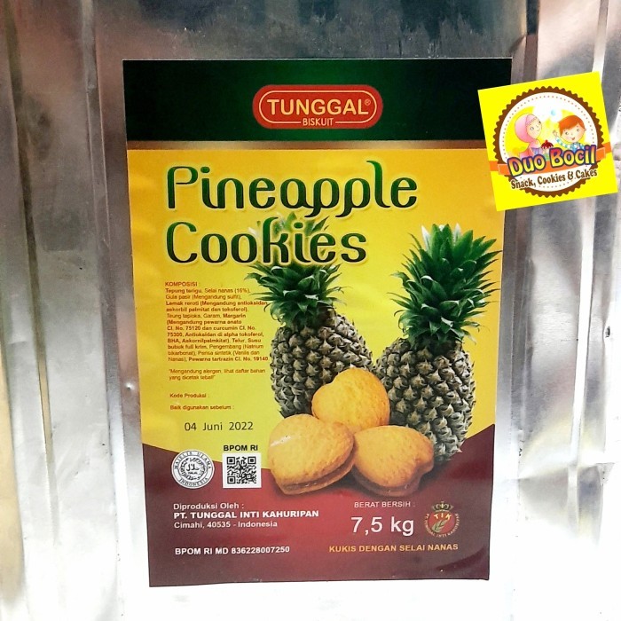 

1 Kg - Kue Selai Nanas Nastar Jadoel