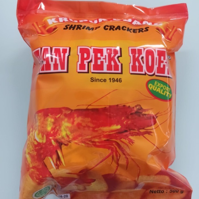 

KERUPUK UDANG TAN PEK KOEN 500GRAM