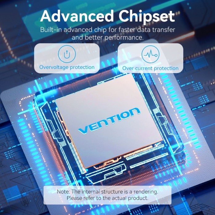 Vention Usb Hub 2.0 3.0 With Power Switch Led And Usb C Power Supply