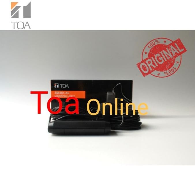 Mic Jepit Toa Zm -361 / Mikropon Kancing / Mic Jepit Original