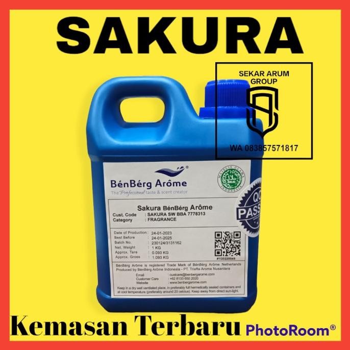 Bibit parfum laundry Benberg Arome, aroma SAKURA