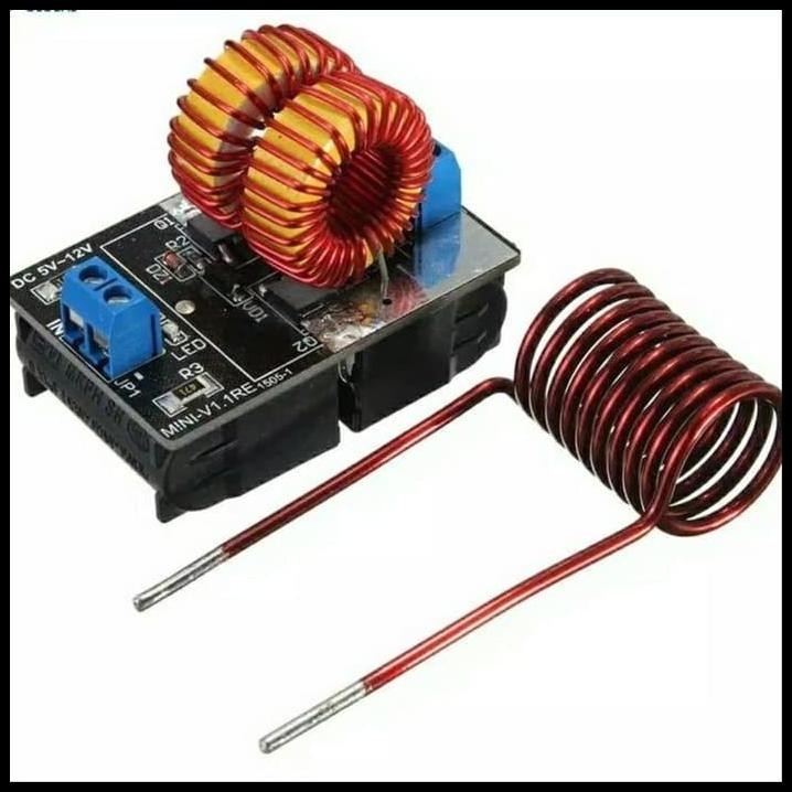 Mini Induction Heater 120W Pemanas Induksi Tesla Zvs Heating Coil Cook