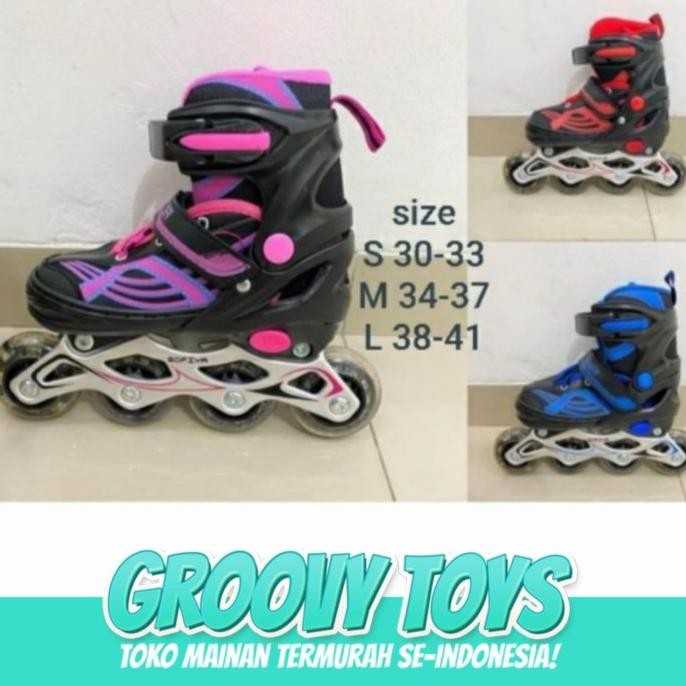 Promo Mainan Anak Sepatu Roda Sofiya Pr 17383
