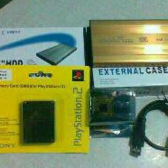 PAKET KOMPLIT TINGGAL COLOK HARDISK PS2 HDD MCBOOT FULL GAME