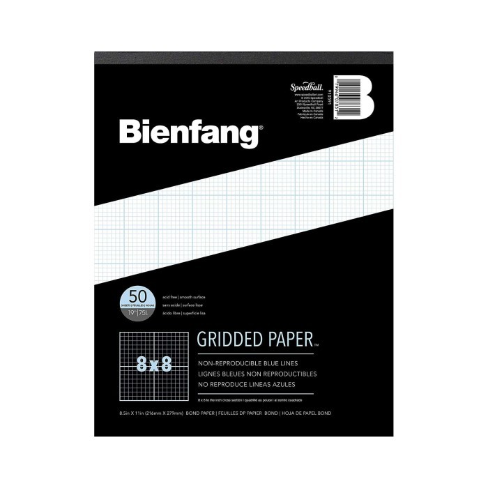 

Speedball Bienfang 8.5 x 11 inch Gridded Paper (8x8 cross section)