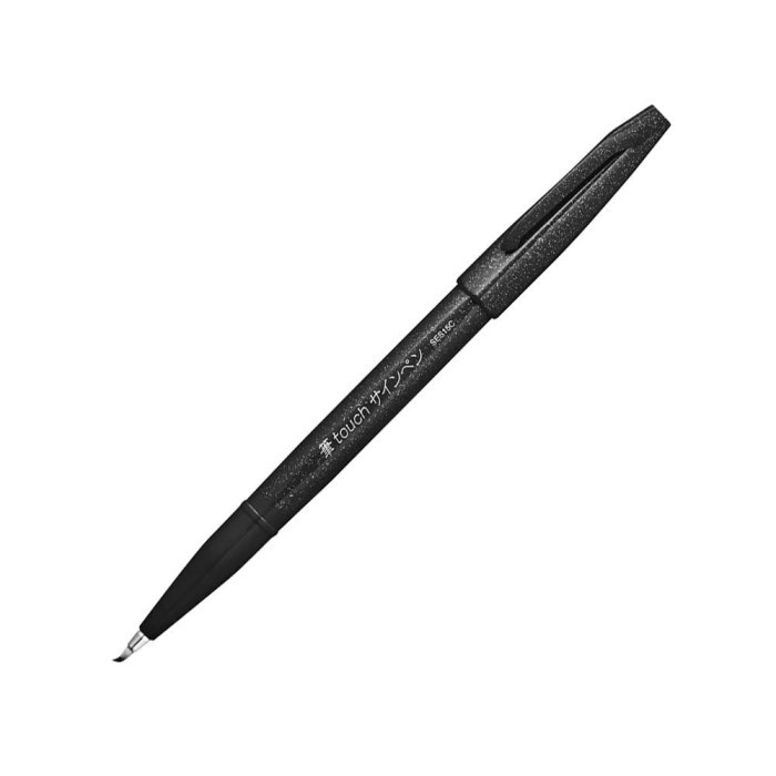 

PENTEL Touch Fude Brush Pen Black Disposable