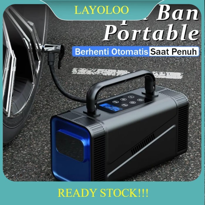 BISA SPK Pompa Ban Pompa angin mobil inflator pompa ban mobil elektrik portable