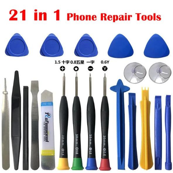 :::::::] Obeng Pinset Set Reparasi Service Hp Iphone 12 13 14 Laptop Komputer