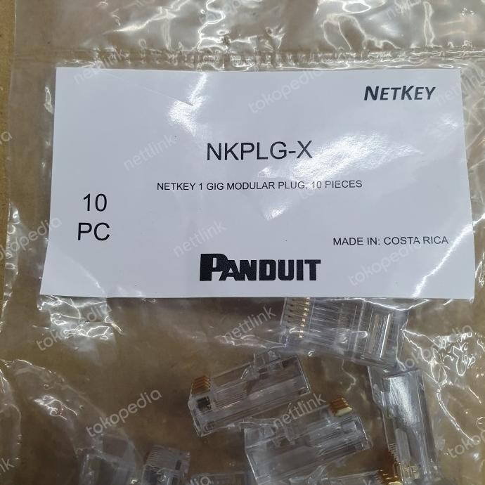 KONEKTOR RJ45 CAT 6 PANDUIT NETKEY
