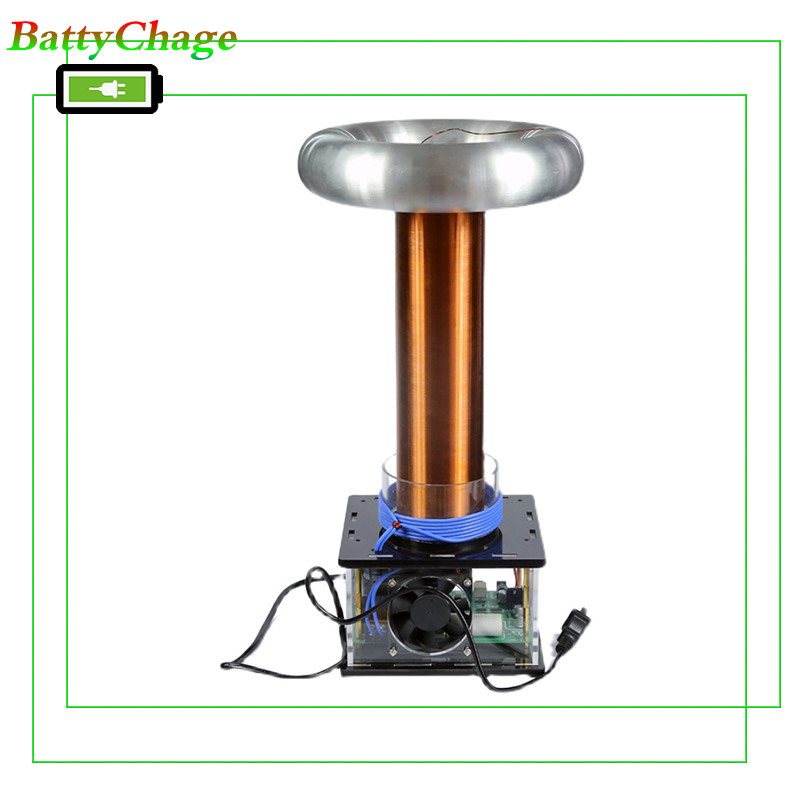 BHS 220V 800W Tesla Electric Coil, Induction Arc Music Tesla Coil, Large Pulse High Voltage, Long Ar