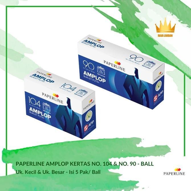 

Sale Amplop Kertas Paperline No. 104 Kecil & No. 90 Besar - Ball (5 Pak)