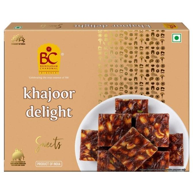 

Ready oke] KHAJOOR DELIGHT BHIKHARAM CHANDMAL 250G / Manisan India