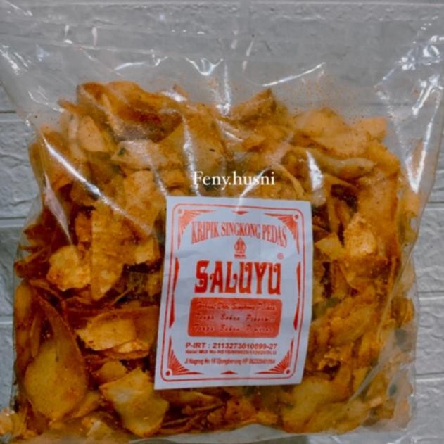 

Keripik Singkong Pedas / Pikset / Kripset SALUYU ukuran 250gr, 500gr, 1kg