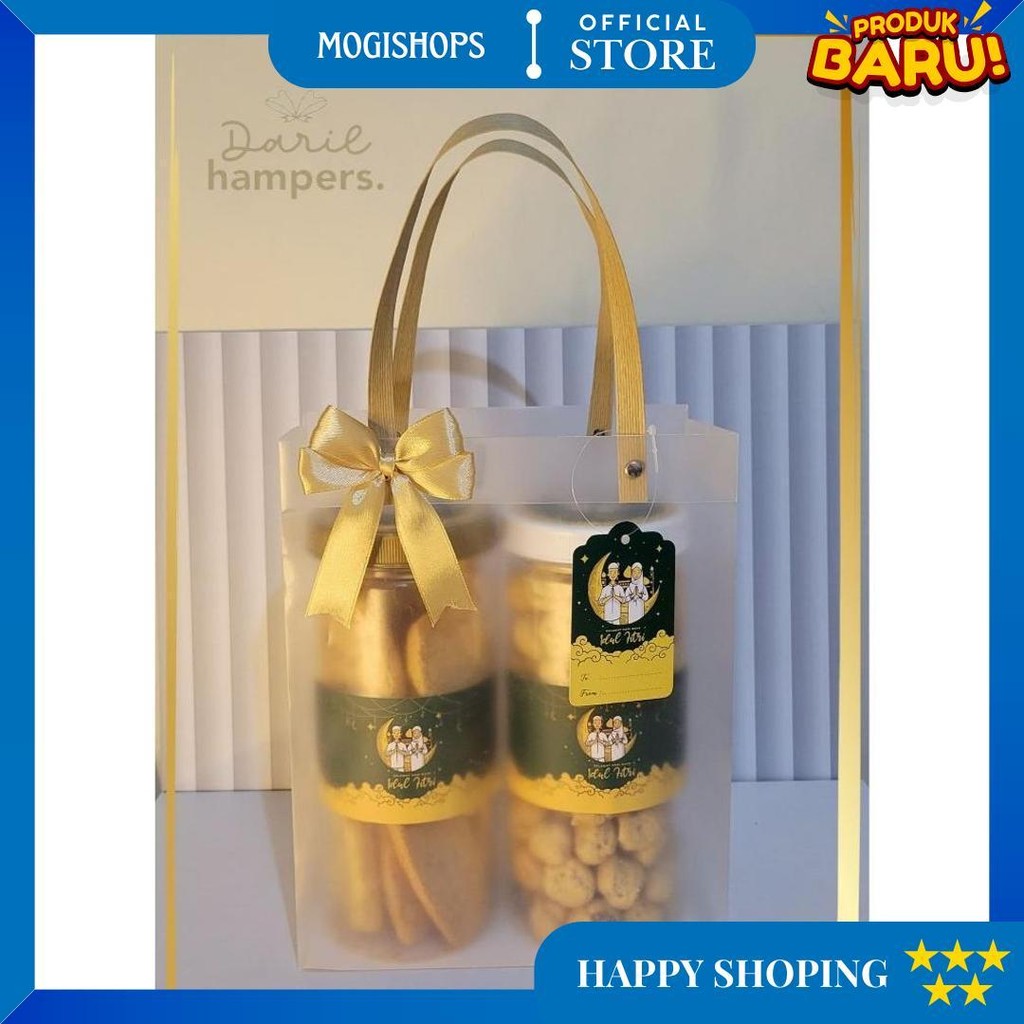 

Hampers Kue Kering Mewah Lebaran Idul Fitri 2025 (Soes+Bagelan) D Best Seller