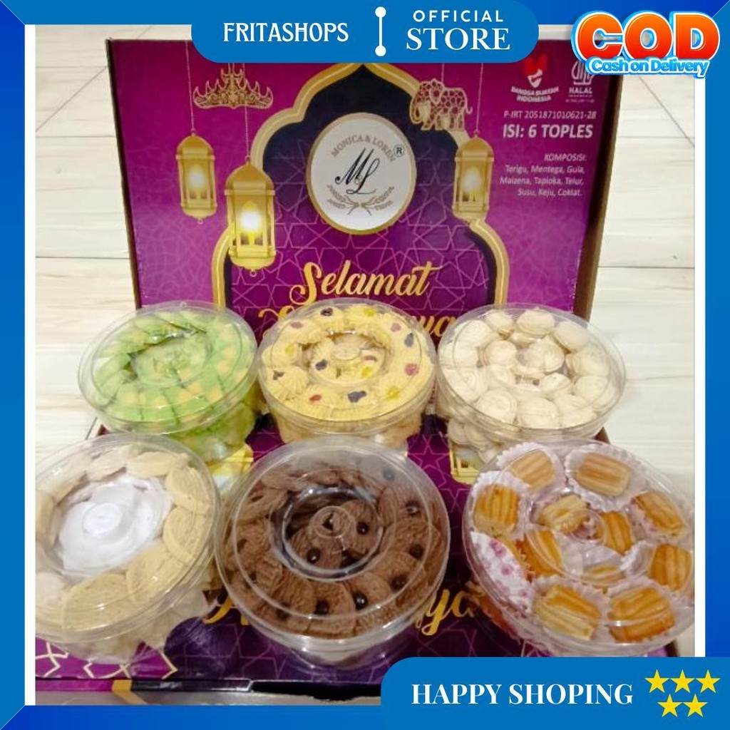 

Kue Kering Lebaran Monica Loren Paket Isi 6 D Terlaris