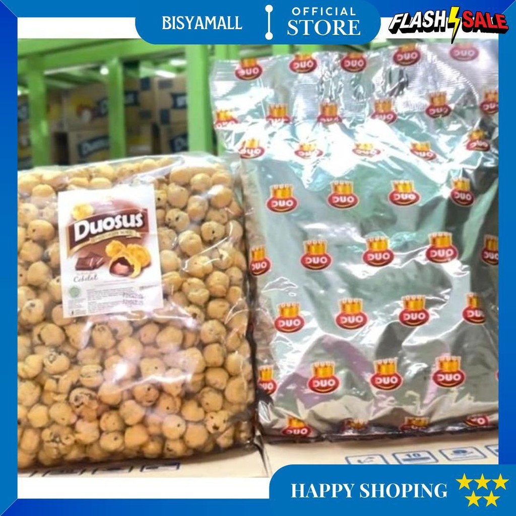 

Duosus Isi 2 Kg Soes Kering Isi Coklat / Snacks Cemilan Duo Sus Enak Terlaris D Terlaris