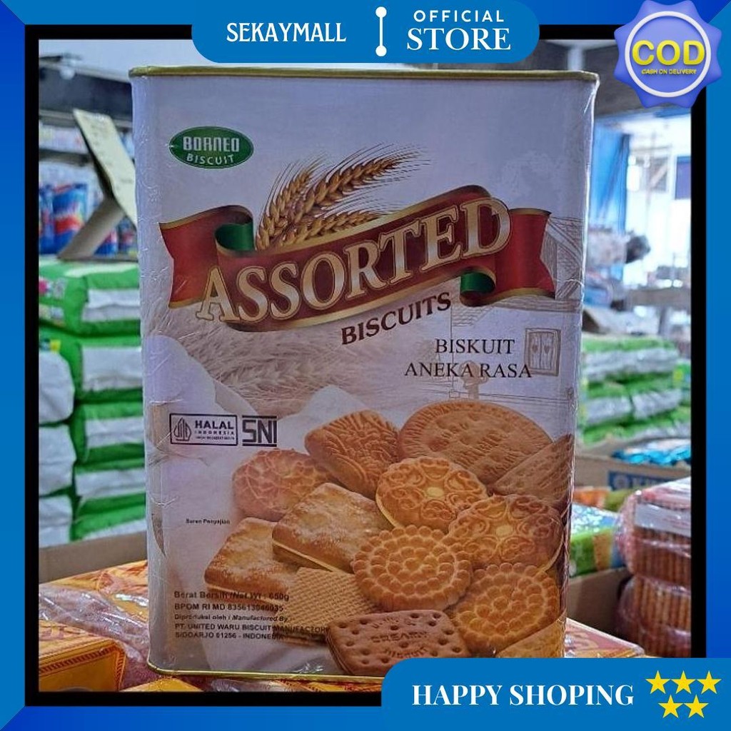 

Biskuit Borneo Assorted 650Gr D Promo 10.10