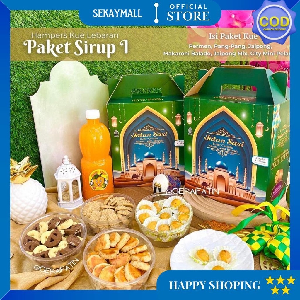 

Paket Kue Kering Intan Sari Paket Sirup Satu Isi Kue Kering 4 Toples Produksi 2025 D Promo Puncak