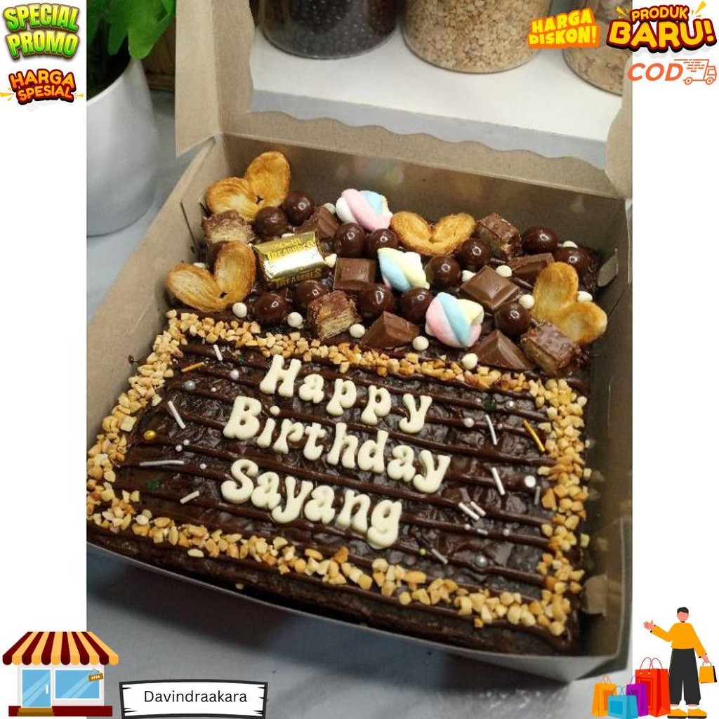

Hampers Lebaran Brownies Shiny Crust Size 20X20 D Gratis Ongkir