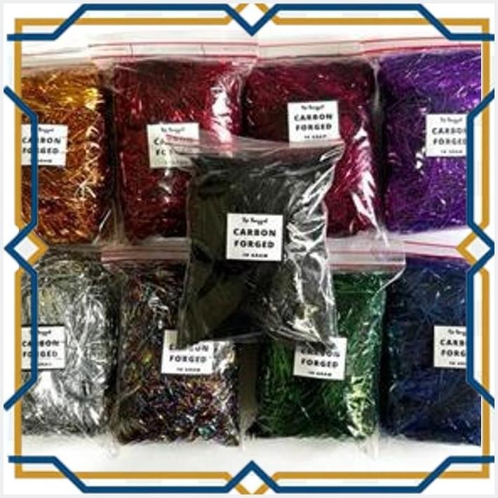 [SUR] CARBON FORGED HALUS WARNA 10GR SERAT METALIK WARNA WARNI KEVLAR