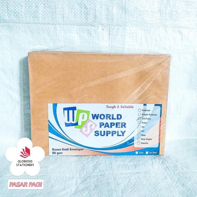 

Sale Amplop Coklat Polos 1/2 Folio (19 X 25 Cm) - Wps
