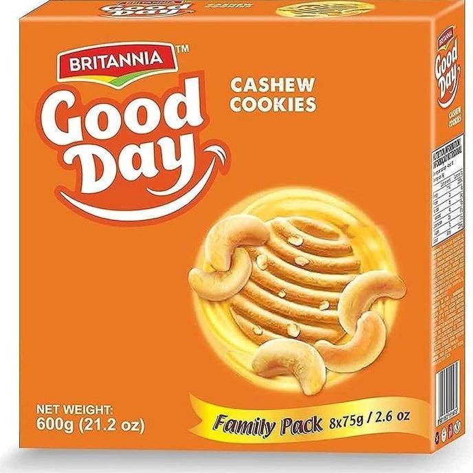 

<<<<<] CASHEW COOKIES GOOD DAY BRITANNIA Family Pack 21.2oz (600g) / Halal
