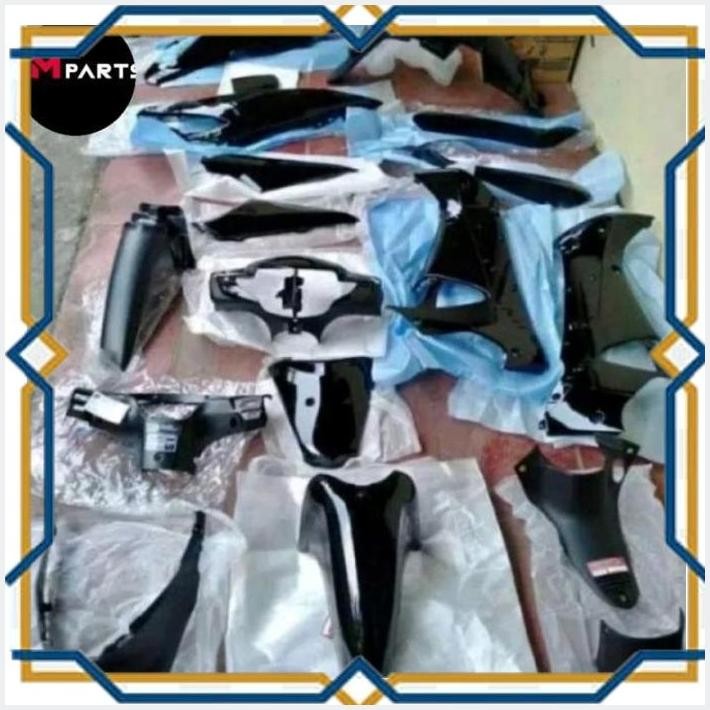 [IMH] FULL BODY HALUS+KASAR SUPRA X 125 LAMA 2004-2006 HITAM NON ORIGINAL