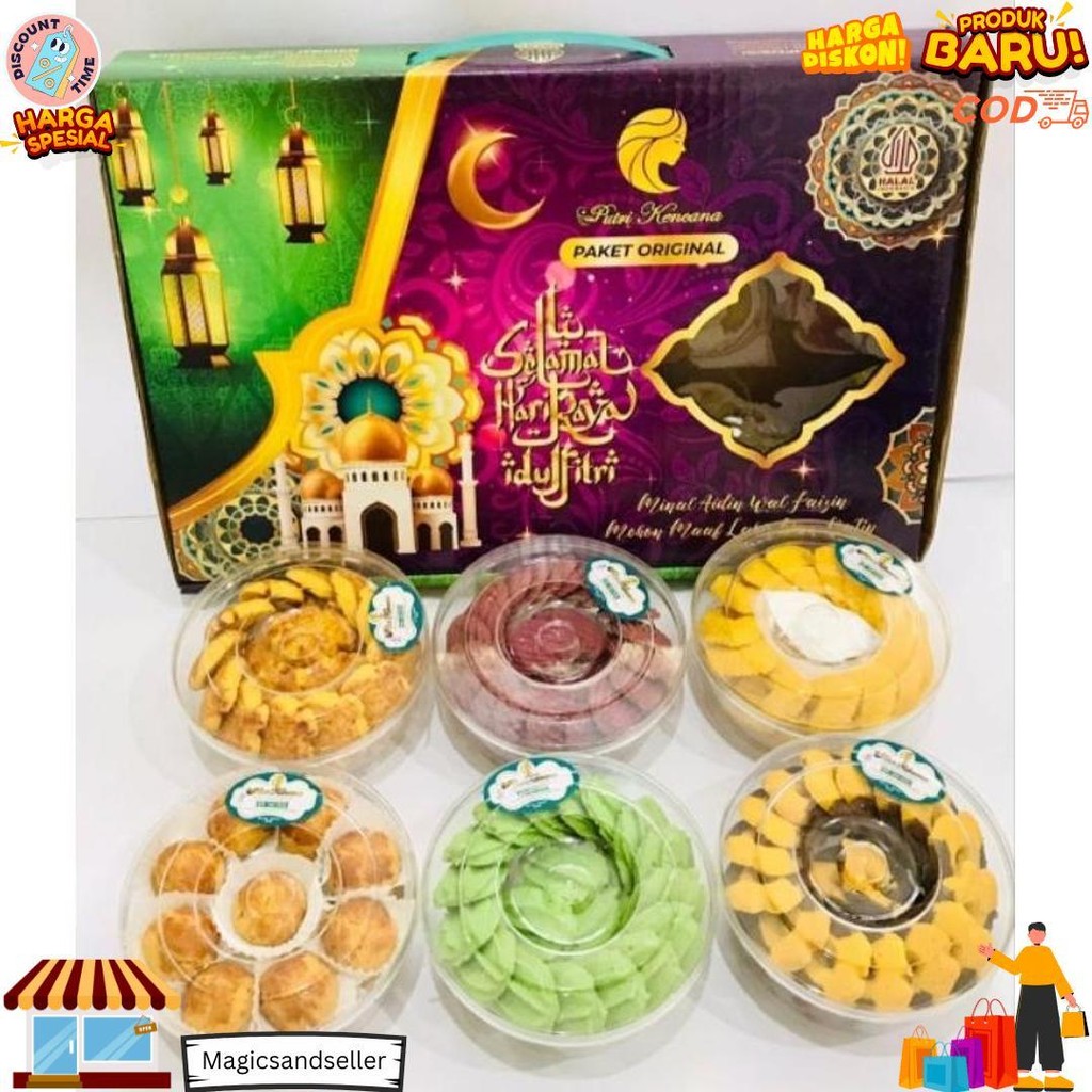 

Kue Paket Lebaran Ekonomis Isi 6 Toples D Best Seller