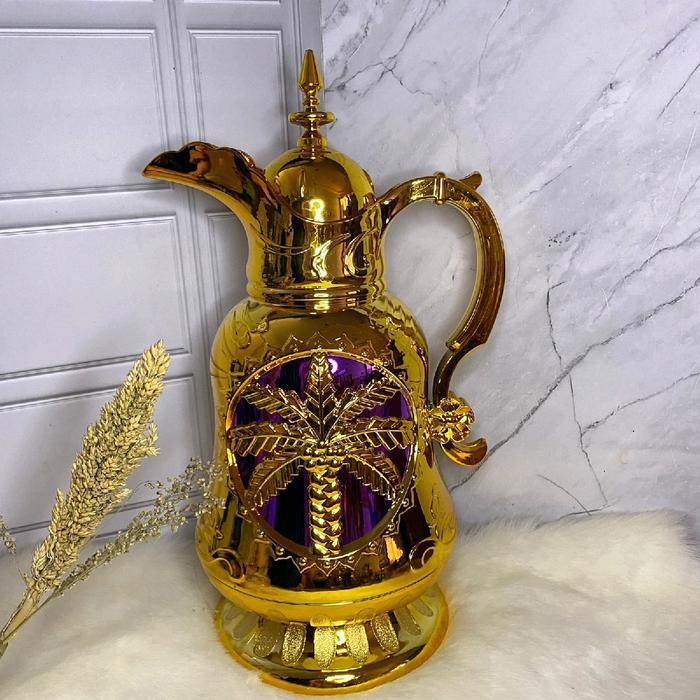 

termos khas arab / vakum flask motif pohon kurma untuk oleh2 haji & umroh/souvenir Souvenir Plastik